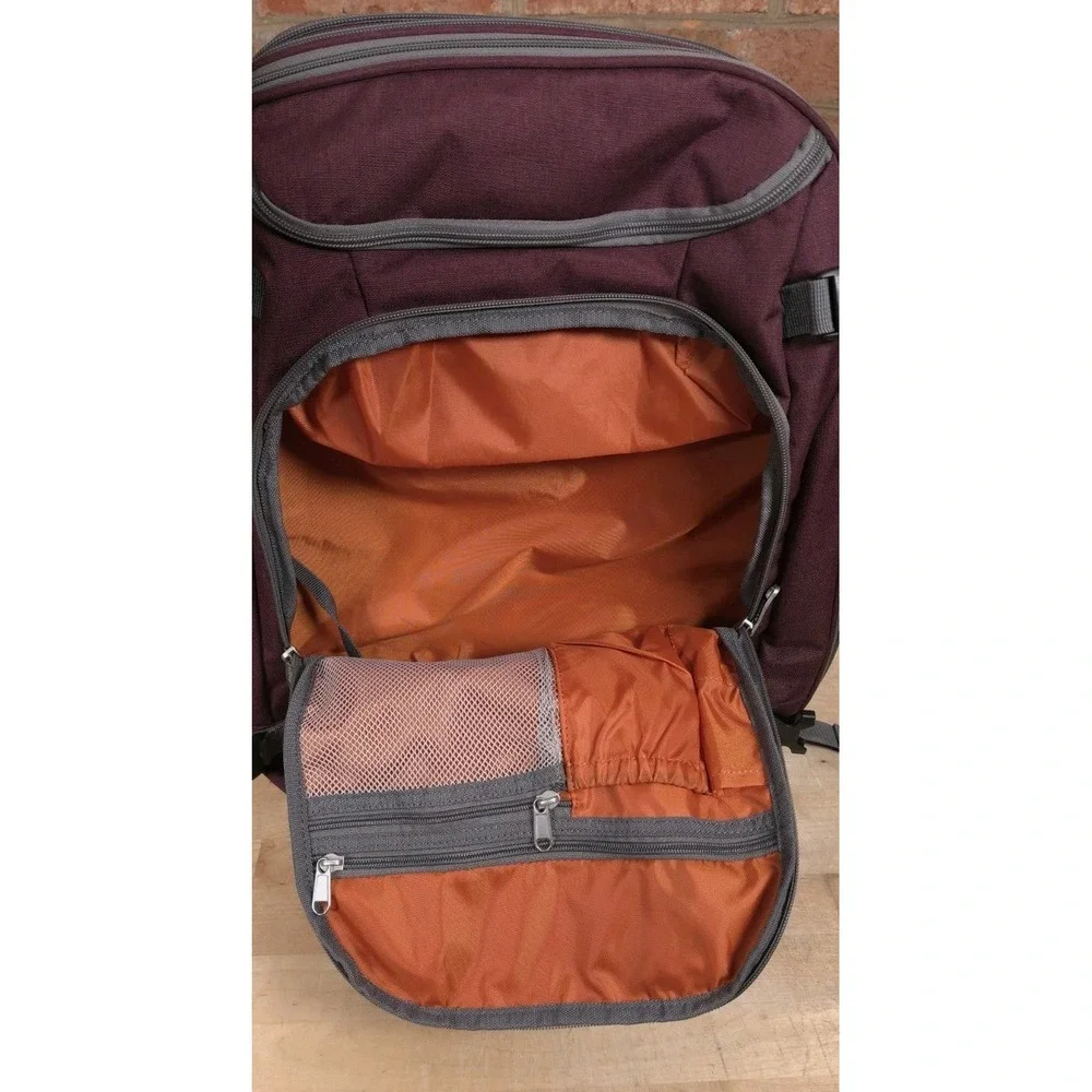eBags Mother Lode Travel Backpack Convertible Expandable Luggage Burgundy